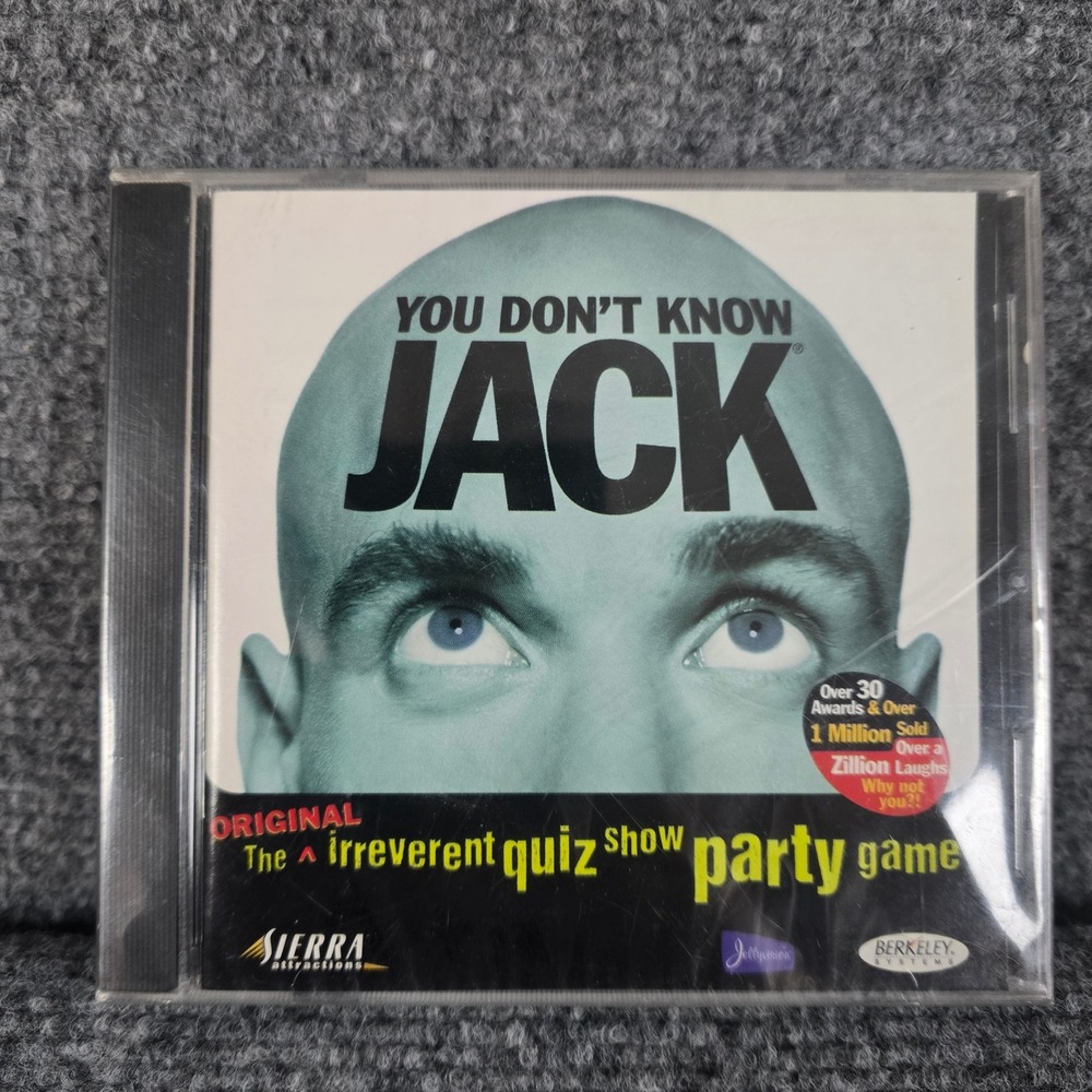 You Don't Know Jack PC Game CD-ROM‎ Sierra Berkeley Trivia Quiz Vintage